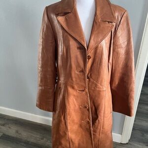 Wilson’s leather Tan Leather Coat